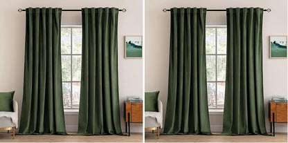 MIULEE Velvet Curtains 84 inches 2 Panels by MIULEE