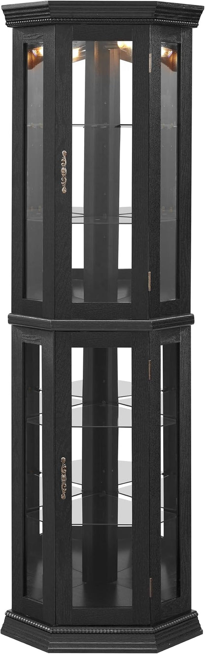 Glass Corner Display Cabinet - Image 9