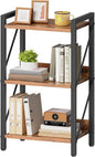 HOOBRO Bookshelf, 3-Tier Industrial Bookcase, Book Shelf Storage Organizer by HOOBRO