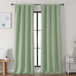 Simplebrand Ava Light Green Blackout Curtains by Simplebrand