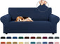 Stretch Loveseat Couch Cover, 2 Cushion Couch Slipcover, Elastic Bottom by KEKUOU