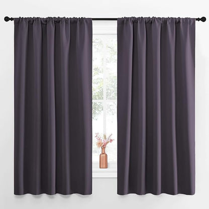NICETOWN Blackout Curtains for Living Curtains, 52 by 63 Inch, Window Treatment by NICETOWN
