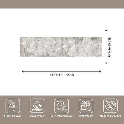 3x12 ft Non Skid Hallway Runner Rug - Image 2