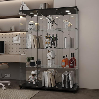 LFT HUIMEI2Y Glass Display Cabinet 12 Shelves by LFTHUIMEI2Y