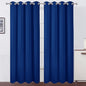 Blackout Curtains 52 x 84 inch/Royal Blue Curtains Set of 2 Panels/Thermal by Lemomo