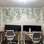Tree Stencils for Painting on Wood Leaf Vine Stencil Large Bird Branch Stencils for Crafts Reusable for Wall Furniture Canvas Decor