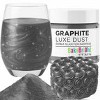 Bulk (20g) Black Luster Dust Edible Cake Decorations, Edible Black Dust for Cakes, Black Edible Luster Dust for Cupcake Decorations, Cake Drip, Black Fondant for Cakes and Black Edible Paint