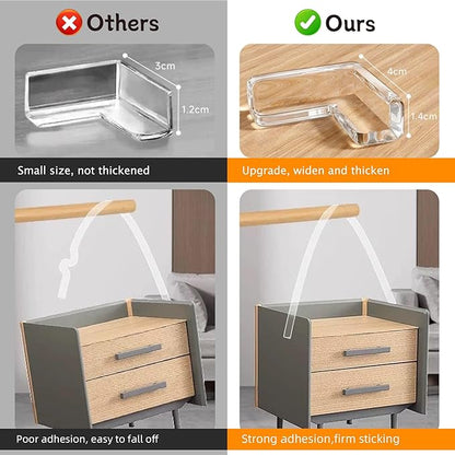 Clear Soft Corner Protectors for Furniture Strip, 2 in x 13.12 FT Edge Bumper - Image 4