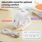 Visual Timer for Kids – 60min/12h Rainbow Magnetic Timer for Classroom, Rechargeable Silent Countdown Timer with Pomodoro Mode, ADHD Time Management Tool