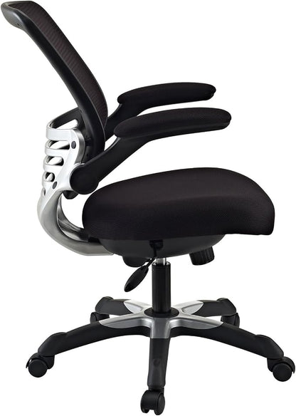Modway Edge Mesh Back and Mesh Seat Office Chair In Black - Image 5