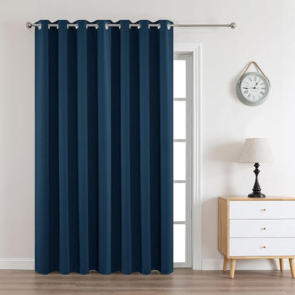 Joydeco Blackout Curtains 95 Inches Long 1 Panel, Thermal Insulated Long by JOYDECO
