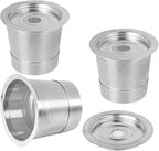 3 Pack Reusable Stainless Steel K Cup & Coffee Pods Filters for Ninja Coffee Maker, Compatible with Ninja CFP101, PB041 & PB051 Single Serve and Dual Brew Coffee Makers
