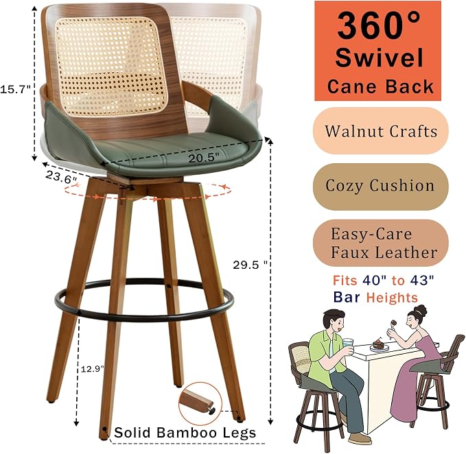 Bar Height Bar Stools Set of 4 - Image 2