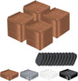 Furniture Risers, 4 Pack Bed Risers by EnjoyLifeEnjoyHappiness