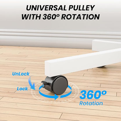 Mobile TV Cart Rolling TV Stand - Image 4