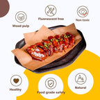 Katbite 200Pcs 18x26 inches Parchment Paper Sheets, Heavy Duty Unbleached Baking Paper, Pre-cut and Oil Proof Perfect for Steaming Cooking Bread Cake & Wrapping Foods