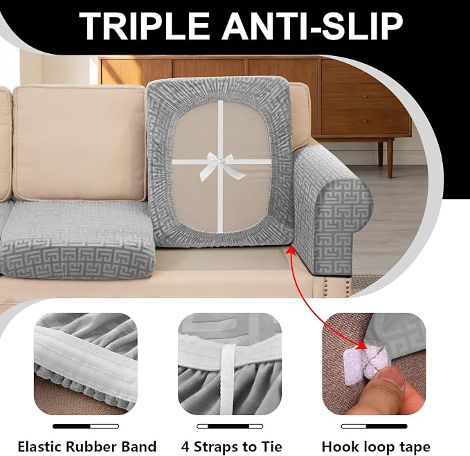 UNBBRRL Stretch Couch Armrest Covers - Image 3