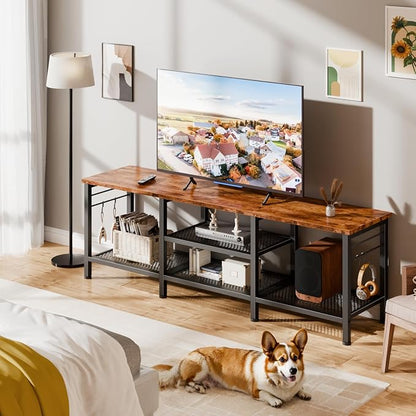 Furologee TV Stand for TVs up to 65 Inch, Entertainment Center - Image 5