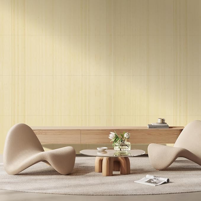 OUZUGIE 1 Pack 96x24 Inch Natural Bamboo Wall Panel – Raw Pole Wrap Paneling - Image 9