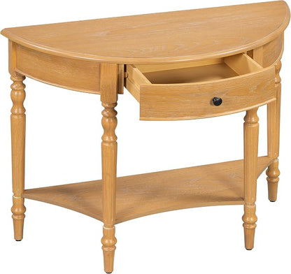 LUMISOL Half Moon Console Table - Image 8