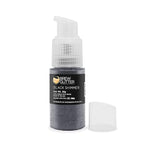 Brew Glitter - Black Shimmer (25g Spray Pump 1x Jar) | Edible Glitter for Drinks, Cocktails, Beer, Garnish & Beverages