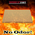 Unicook Pizza Stone for Oven and Grill, Rectangular Baking Pan 15 Inch x 12 Inch, Cordierite Large Cooking Oven Stone with Plastic Dough Scraper, Thermal Shock Resistant Pizza Pan