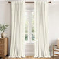MIULEE 100% Blackout Linen Curtains by MIULEE