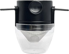 Stainless Steel Pour Over Coffee Dripper with Food-Grade PP Cup – Foldable, Reusable Filter for 1–2 Cups – Paperless, Portable & Easy to Clean – Perfect for Travel Camping Office