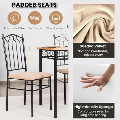 NAFORT 5-Piece Vintage Rectangular Table Set - Image 4