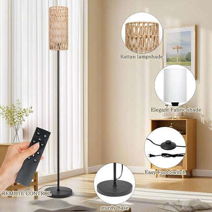 Ruiever Floor Lamp for Living Room, Farmhouse Floor lamp, Modern Standing lamp - Image 5