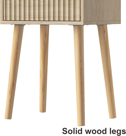 LAATOOREE Nightstand Set of 2, Small Bed Side Table - Image 6