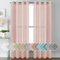 H.VERSAILTEX Linen Curtains Natural Blended Curtain Panels by HVERSAILTEX