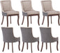Modern Dining Chairs Set of 6, High Back Dining Chairs Side Chairs by MZDOO