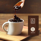 OKTEA Bubble Pearl Milk Tea with Brown Sugar Kit - Assam Blend, Slow-Roasted Brown Sugar, New Zealand Milk, Preservative-Free Tapioca, Serve Hot or Iced - Single Pack of 5 Servings