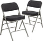 Flash Furniture 2 Pack HERCULES Series Premium Curved Triple Braced & Double by FlashFurniture