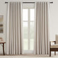 Topfinel 108 Inches Long Blackout Linen Curtains by Topfinel