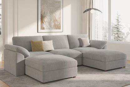 EASE MOOSE Oversized Modular Sectional Sofa, Extra Large U Shape Sectional - Image 4