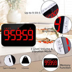 Kitchen Digital Timer, Count Down Up, Rechargeable, Vibration Mode Adjustable Volume and Brightness LED Display, Time Management Cook, Desk, Kids Adults Study Teaching, Kitchen Gadgets