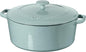 Cuisinart Chef's Classic Enameled Cast Iron Round Covered Casserole (Light Blue, 7- Quart)