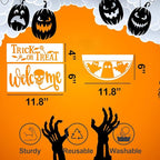 Halloween Stencils for Painting on Wood 12inch Large Halloween Stencil Hey Boo Witches Spider Bats Ghost Draw Templates for Porch Hanger Doormat Fabrics DIY Crafts Decor