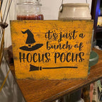 Halloween Stencils for Painting on Wood 12”x8” Large Halloween Stencil Boo Trick or Treat Bats Hocus Pocus Stencils for Door Mats Wood Sign T-Shirt Decor