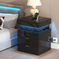 ChooChoo LED Nightstand with Charging Station, Smart Night Stand with Sliding by ChooChoo