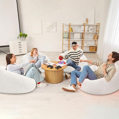 Realspring Inflatable Bean Bag Chairs Outdoor Blow up Camping Chairs Inflatable - Image 7