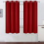 Red Bedroom Blackout Curtains/38 x 63 Inch Long/Set of 2 Curtain Panels/Thermal by Lemomo