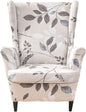KRFOONN Wingback Chair Covers Slipcovers 2 Piece Stretch Wing Chair Covers by KRFOONN