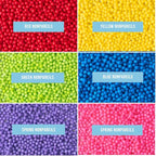 Sweets Indeed Sprinkles, Edible Sprinkle Mix, Perfect for Cake Decorations, Baking, Ice Cream, Cookies, Cupcake Topper (Rainbow Nonpareils)