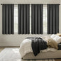 MIULEE Dark Grey Blackout Curtains 4 Panels Set 72 Inch Length Bedroom | by MIULEE