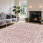 Vintage Pink Living Room Rug, 6x9 Washable Area Rugs by Unknown