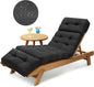 Outdoor Chaise Lounge Chair Cushion 74.2 x 22 x 4.7 Inches Thickened 100% by Unknown