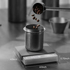 MHW-3BOMBER Mini Coffee Scale with Auto Timing,Electronic Espresso Scale,Type-C Rechargeable Coffee Weight Scale,Tare Function,g/oz,LED Display,Digital Scale for Coffee/Kitchen,White ES6034W-OS